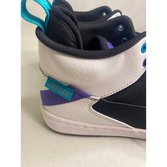 Nike Air Jordan Mens Fadeaway Mid Black White Sneakers Basketball Shoes Size 7.5 main image 7